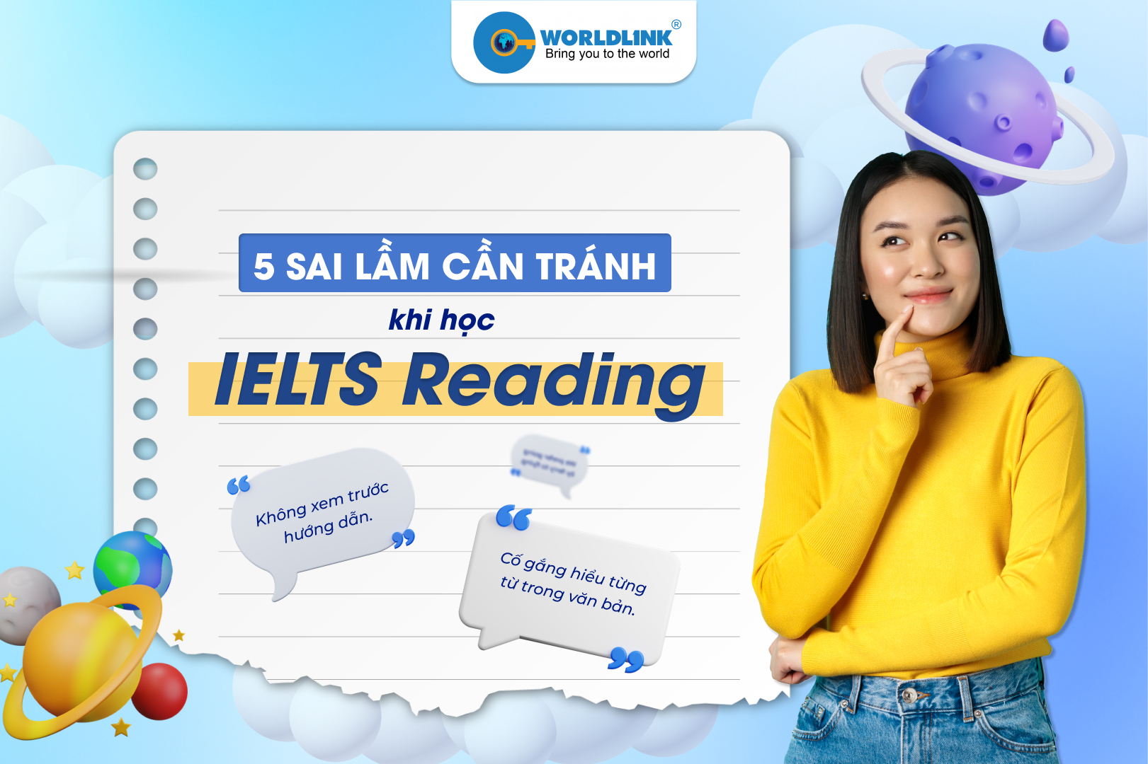 5 Sai lầm cần tránh khi học IELTS Reading [TIPS FOR IELTS - READING SKILLS]